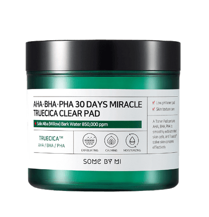 SOME BY MI - AHA, BHA, PHA 30 Days Miracle Truecica Clear Pad