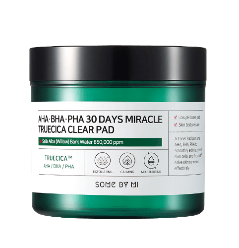 SOME BY MI - AHA, BHA, PHA 30 Days Miracle Truecica Clear Pad