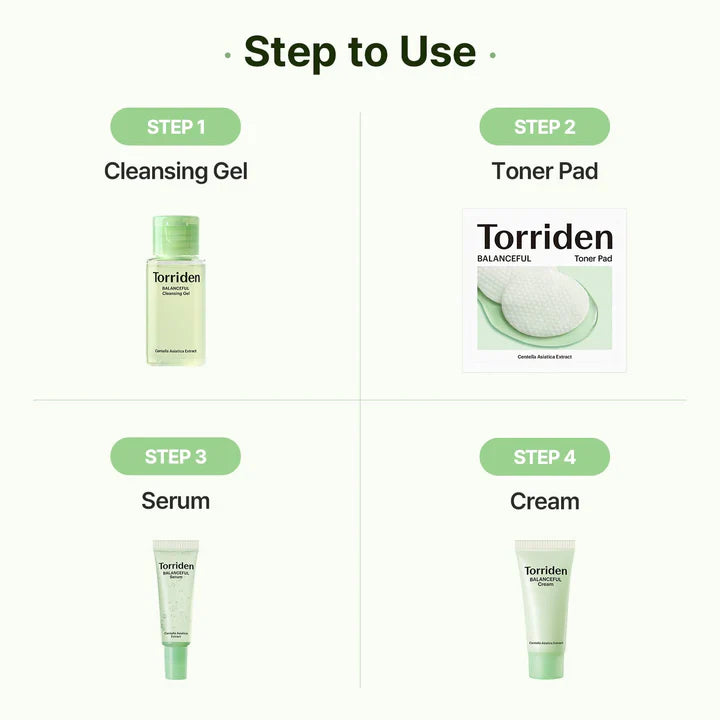 Torriden - Balanceful Trial Kit [6 pcs]