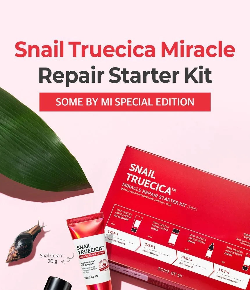 SOME BY MI - Snail Truecica Miracle Repair Starter Kit [4 pcs]