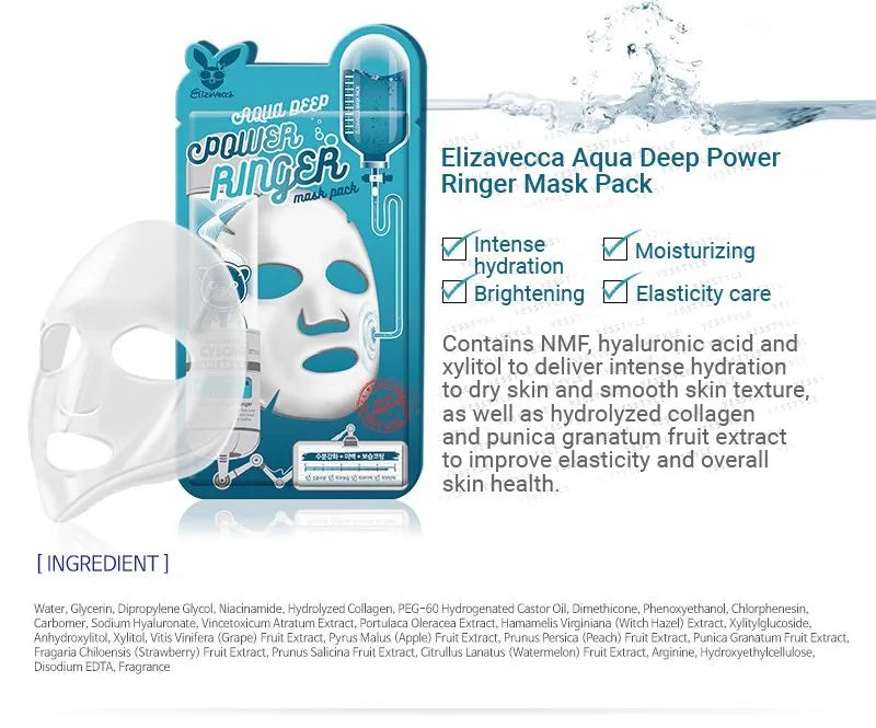 Elizavecca - Deep Power Ringer Mask (1 unidad) Elizavecca