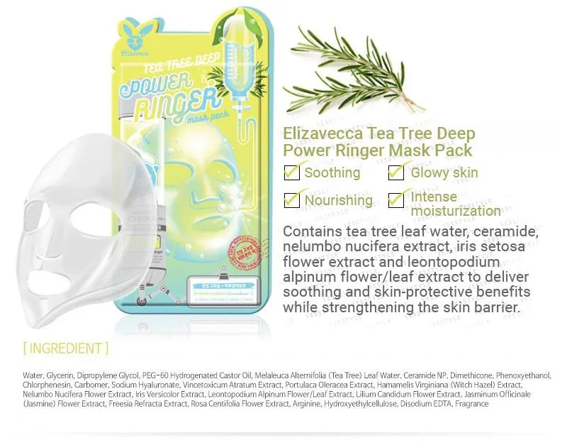 Elizavecca - Deep Power Ringer Mask (1 unidad) Elizavecca