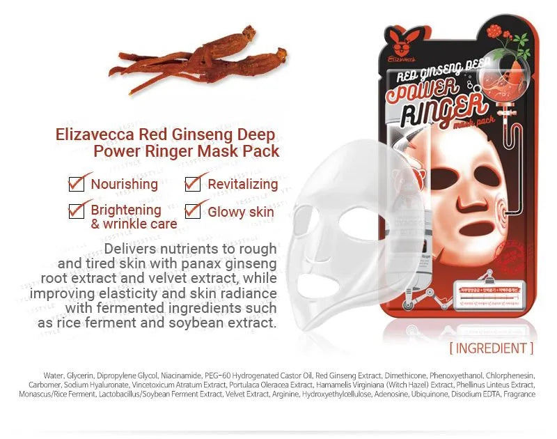 Elizavecca - Deep Power Ringer Mask (1 unidad) Elizavecca