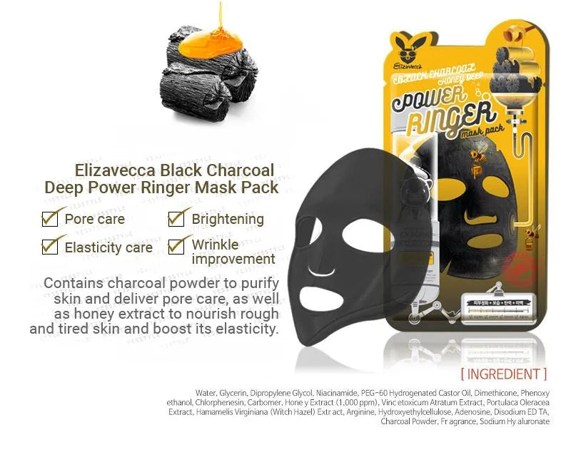 Elizavecca - Deep Power Ringer Mask (1 unidad) Elizavecca