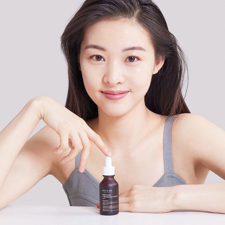  [Mary&May] Idebenone + Blackberry Complex Serum 30ml