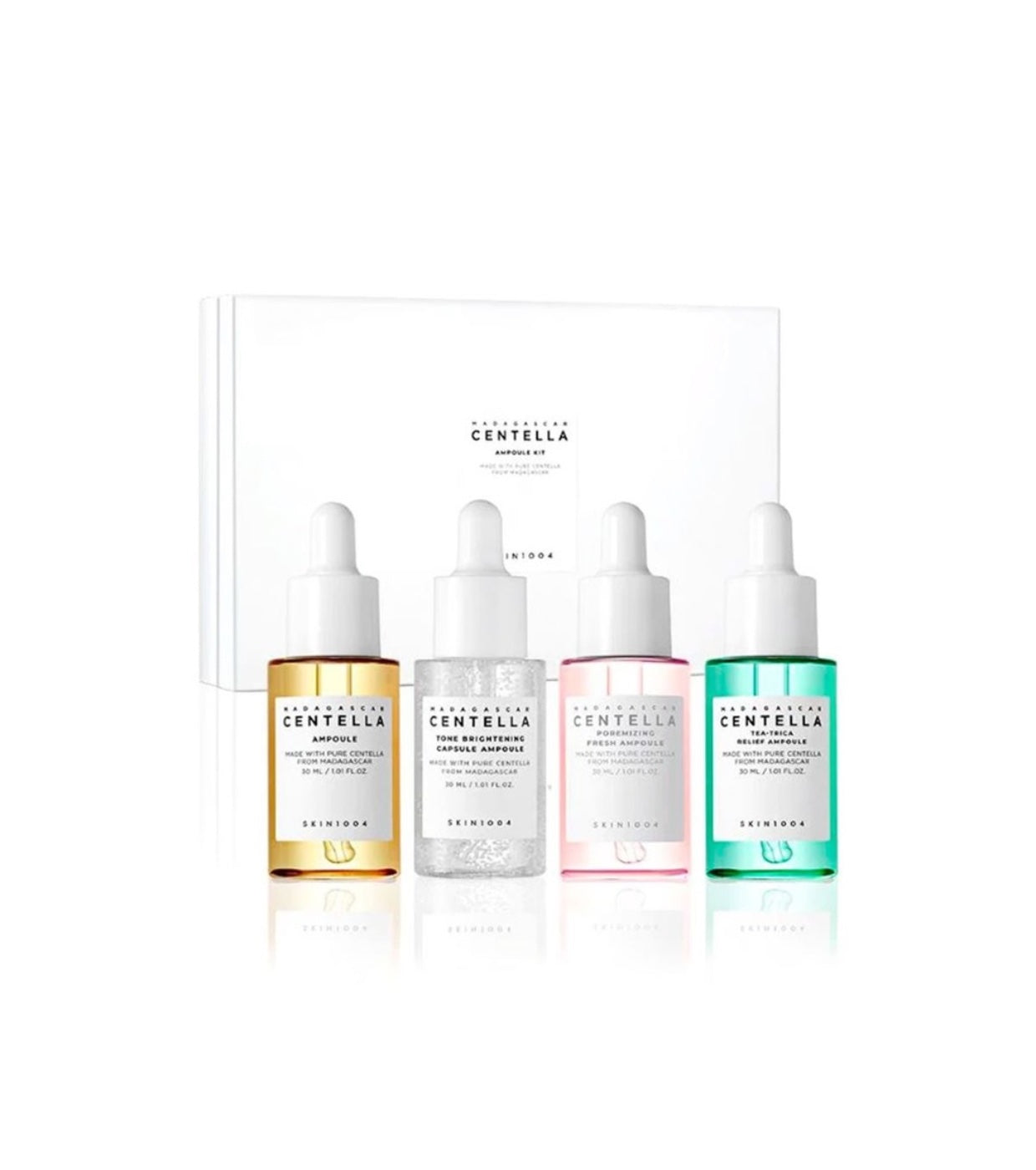 SKIN 1004 - Madagascar Centella Ampoule Kit [30ml x 4 pcs]