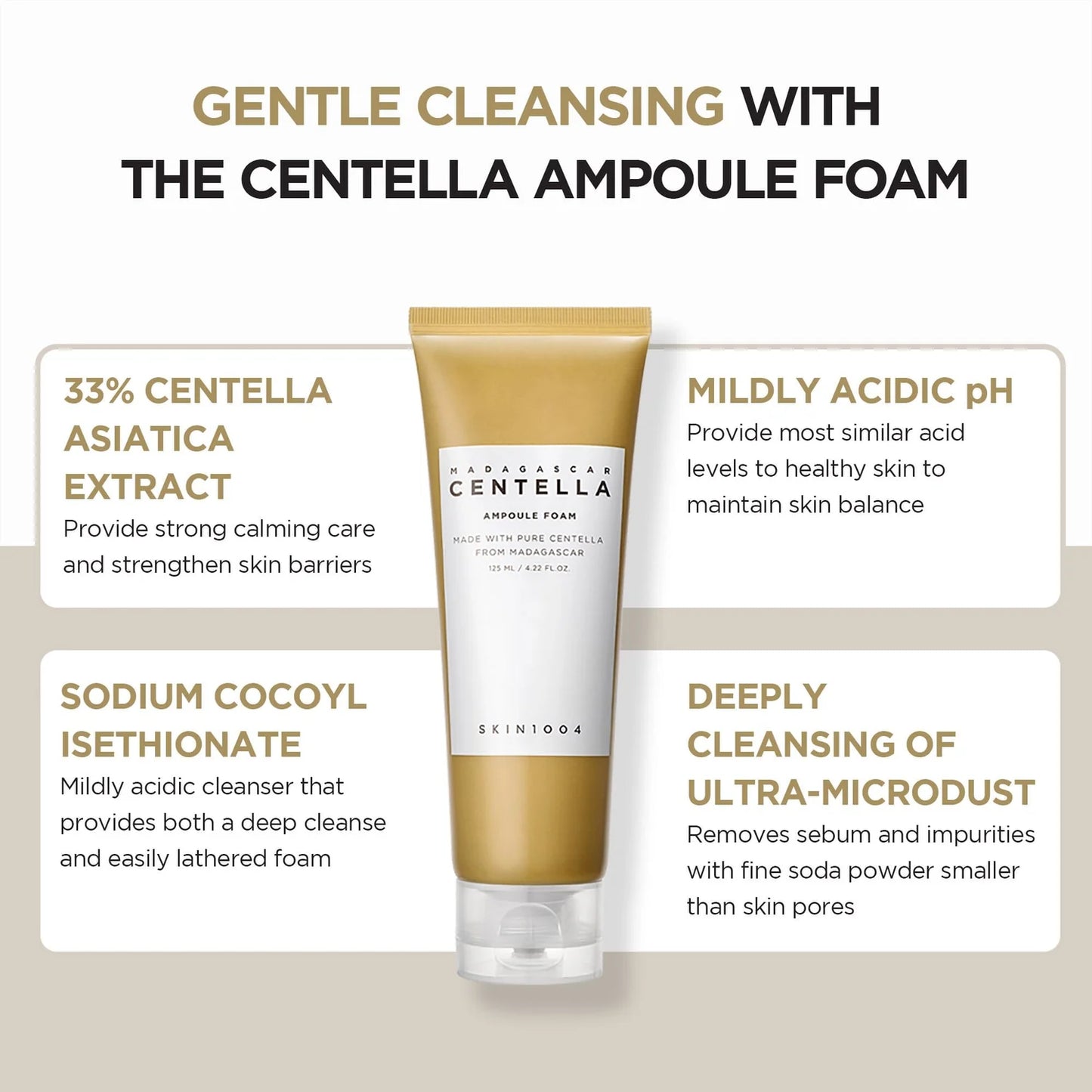  [ SKIN1004 ]Madagascar Centella Ampoule Foam 125ml